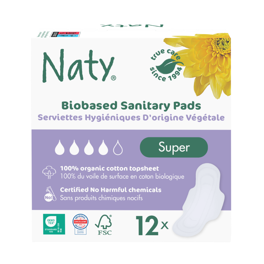 Serviettes hygi&eacute;niques (Super), , grid, Eco by Naty